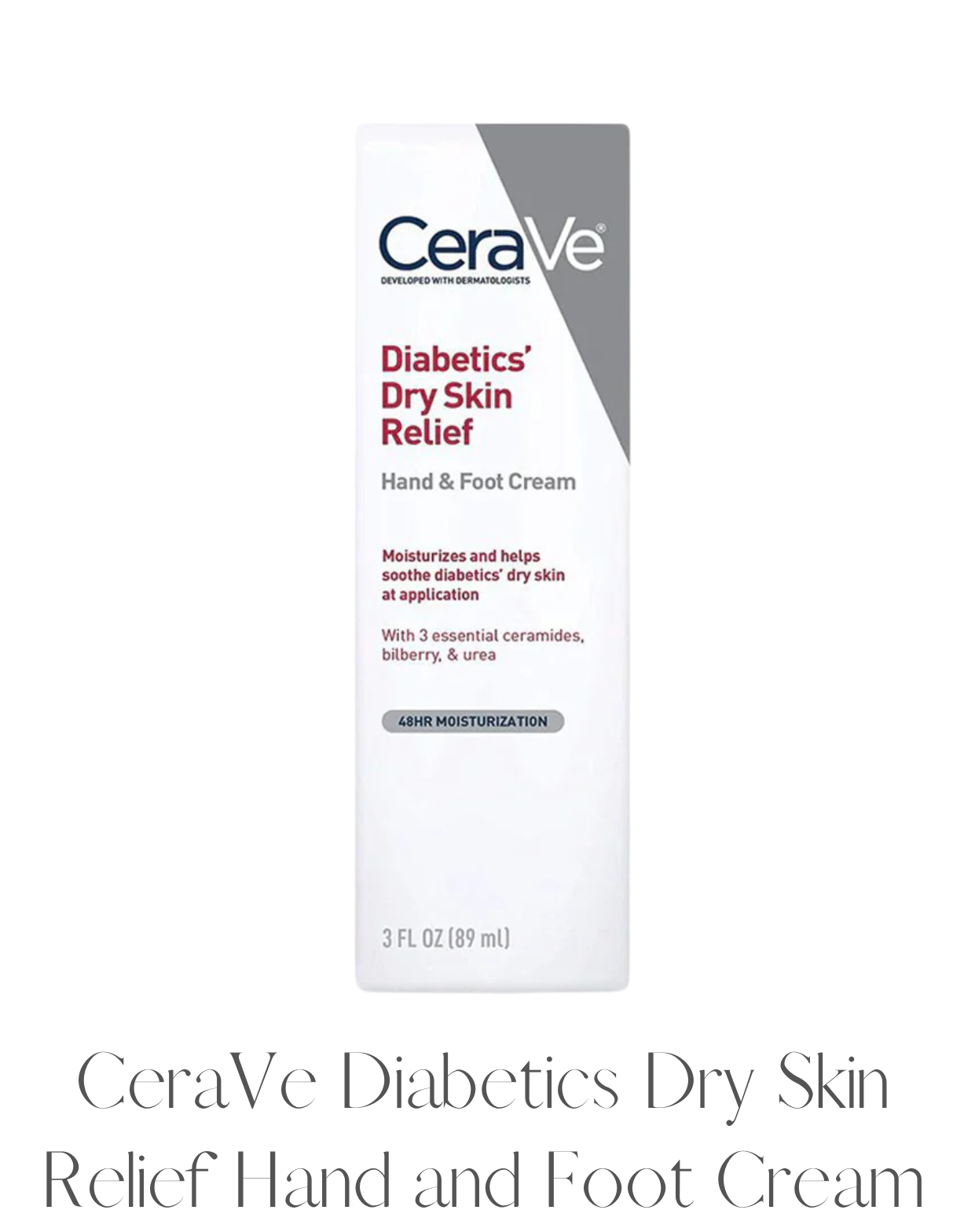 CeraVe Diabetics Dry Skin Relief Hand and Foot Cream